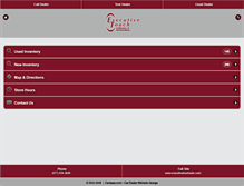 Tablet Screenshot of executivetouchauto.com